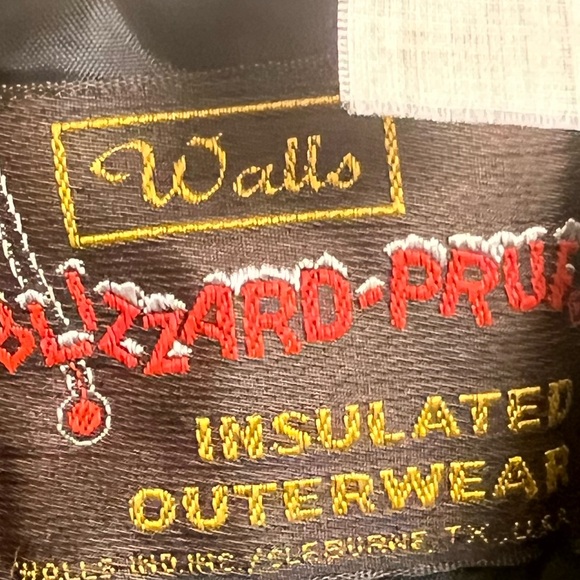 Vintage Walls Blizzard-Pruf Olive Quilted Work Vest Insulated Outerwear USA Made - Picture 3 of 9